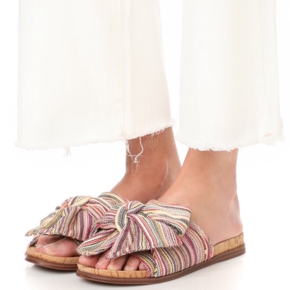 Sam Edelman Shoes - Sam Edelman Fabric Henna Bow Slide Sandals | 8 1/2